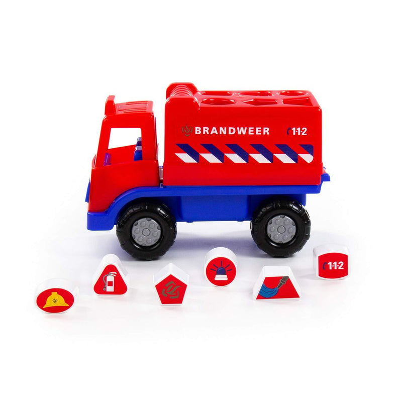 Polesie Shape Sorting Fire Truck