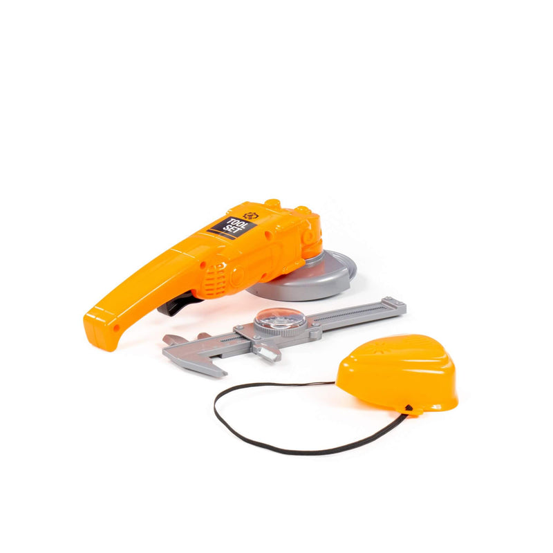 Polesie Orange 3 Piece Tool Playset with Grinder (7707957428379)