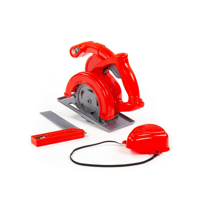 Polesie Red 3 Piece Tool Playset with Circular Saw (7717376884891)