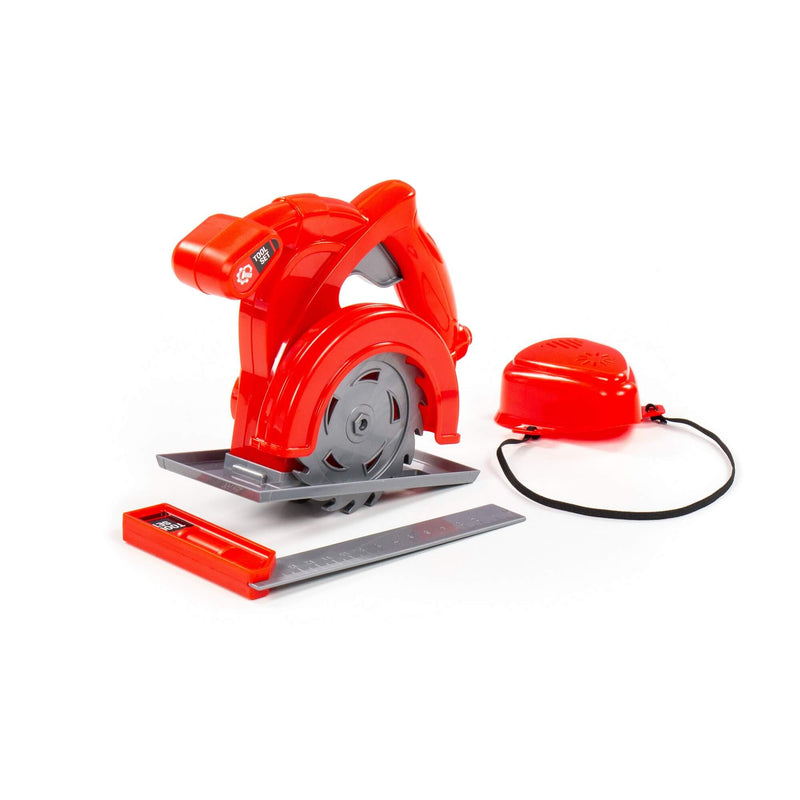 Polesie Red 3 Piece Tool Playset with Circular Saw (7717376884891)
