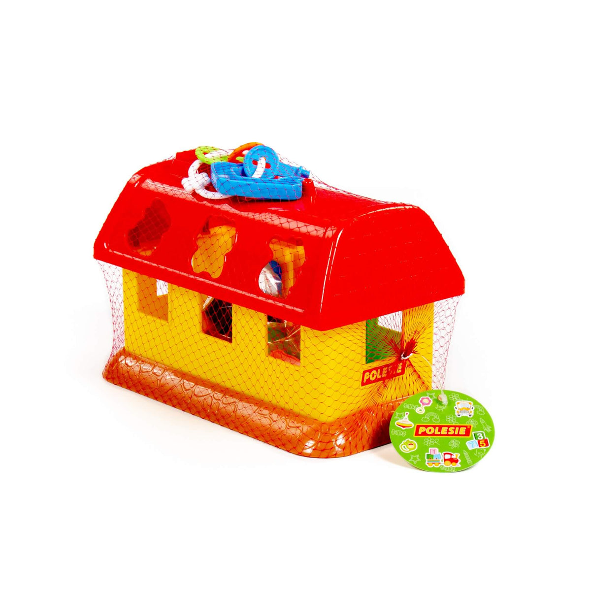 Polesie Set Di 4 Forme Assortite In Plastica – Giocattolo Per Bambini 1+ Anni – Confezione In Rete - 3