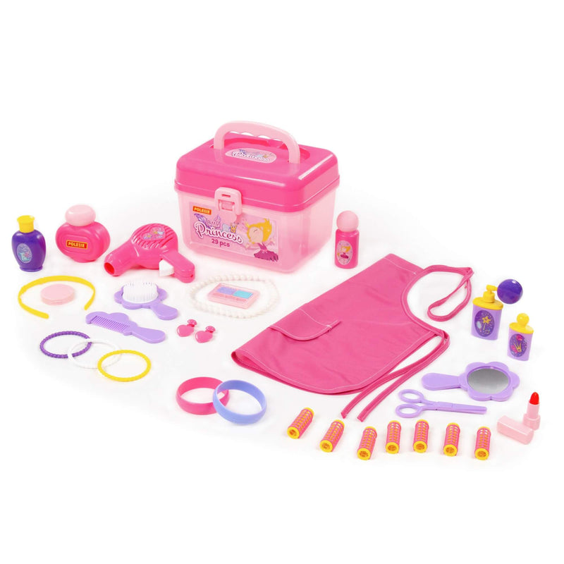 Polesie Little Princess Vanity Playset in Carry Box 29 Piece (7717377245339)