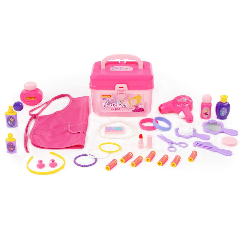 Polesie Little Princess Vanity Playset in Carry Box 29 Piece (7717377245339)