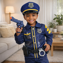 Policeman Officer Uniform Costume With Hat And Accessories