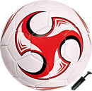Kids Stitched Red Soccer Ball Size 3