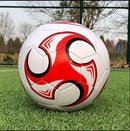 Kids Stitched Red Soccer Ball Size 3