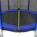 PLAYFREE 8ft 2.44m Trampoline With Steel Frame Enclosure