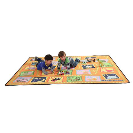 Kids Large Floor Carpet - The Alphabet (2400x2000x3mm) (7713686356123)