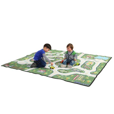 Kids Large Floor Carpet - City Map (2400x2000x3mm) (7713692942491)