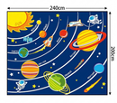 Solar System Non-Slip Carpet - 240 x 200cm