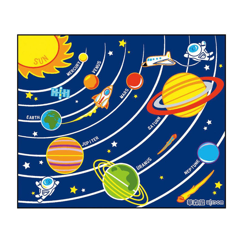 Kids Large Floor Carpet - Outer Space (2400x2000x3mm) (7756625510555)