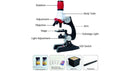 Kids Microscope LED Light 100X-1200X Science Exploration Toy STEM Set