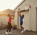 VINEX Netball Ring 10mm Solid Steel Ring with Back-Plate - 23cm Diameter