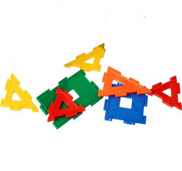 Geometric Shapes - House Building Engineer Kit (120 Piece)