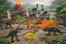 Assorted Dinosaurs In A Set 8 Pieces