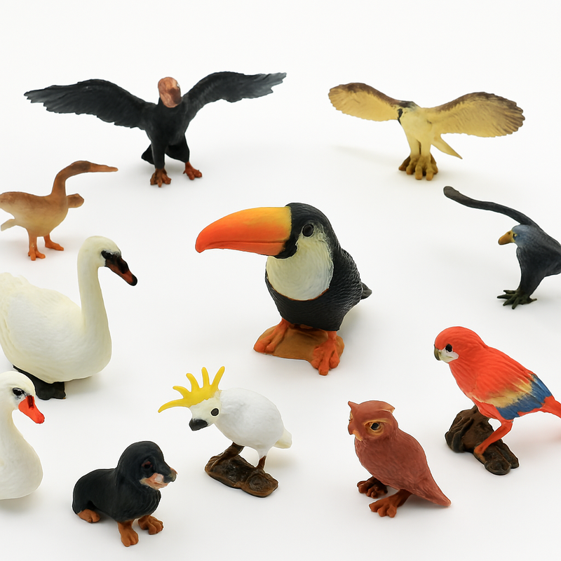 Assorted Birds in a Set 9 pieces