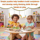 Creatives First Puzzles Farm Animals Jigsaw Puzzle Set for Toddlers