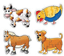 Creative’s 4 Piece Puzzles – Preschool Learning Game (Ages 3+)
