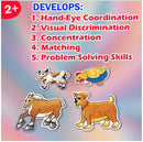 Creative’s 4 Piece Puzzles – Preschool Learning Game (Ages 3+)