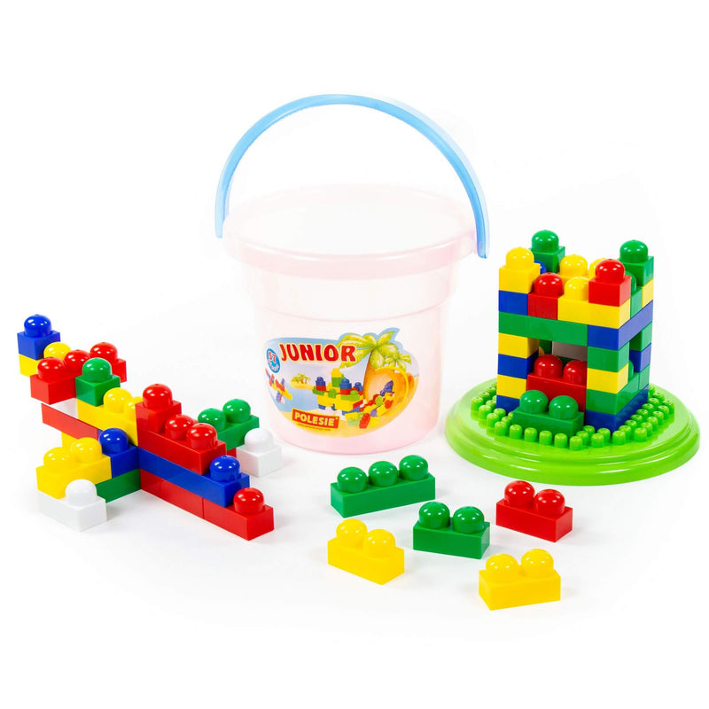 Polesie Jumbo Blocks 57 Piece in Bucket (7688879374491)