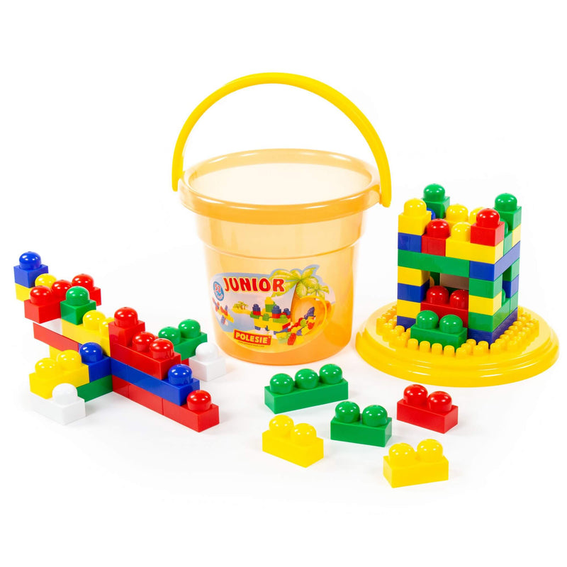 Polesie Jumbo Blocks 57 Piece in Bucket (7688879374491)