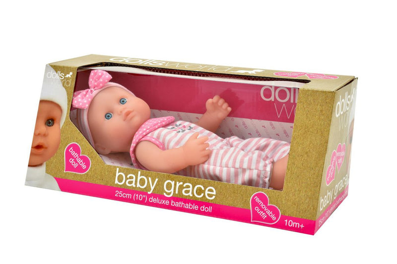 Dollsworld Grace Bathable Doll 25cm (10 inch) (7658007068827)