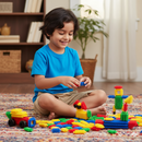 Bristle Blocks Building Set (136 Piece)