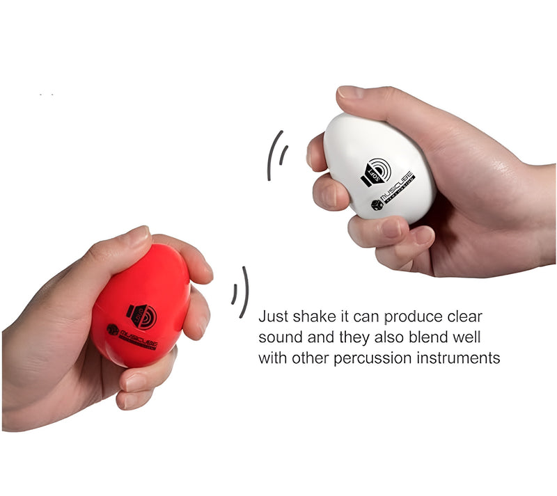 4-Tone Professional Egg Shaker Set of 4 Piece