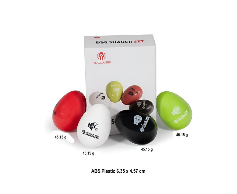 4-Tone Professional Egg Shaker Set of 4 Piece