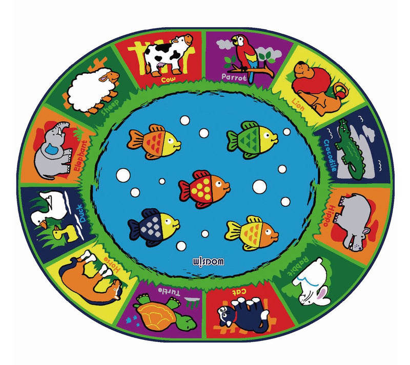 Kids Non-Slip Carpet - Animals 2400 x 2000 x 3mm (7688400961691)