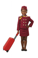 Air Hostess - Role Play Costume For Kids