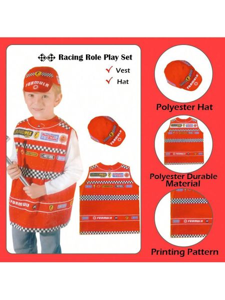 Racing Car Driver - Role Play Costume For Kids
