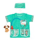 Vet Role Play Costume Set With Dog and Accessories