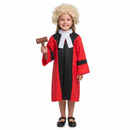 Judge Role Play Costume Set with Wig and Hammer