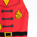 Fireman Role Play Costume With Hat - Vest Design