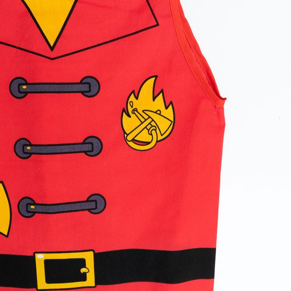 Fireman Role Play Costume With Hat - Vest Design