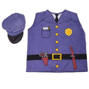 Policeman Role Play Costume with Hat - Vest Design