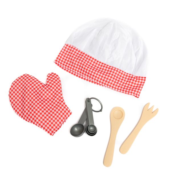 Chef Role Play Costume Set With Hat And Spoon - Deluxe