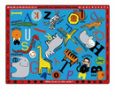 Wild Animals & Names Non-Slip Carpet - 240 x 200cm