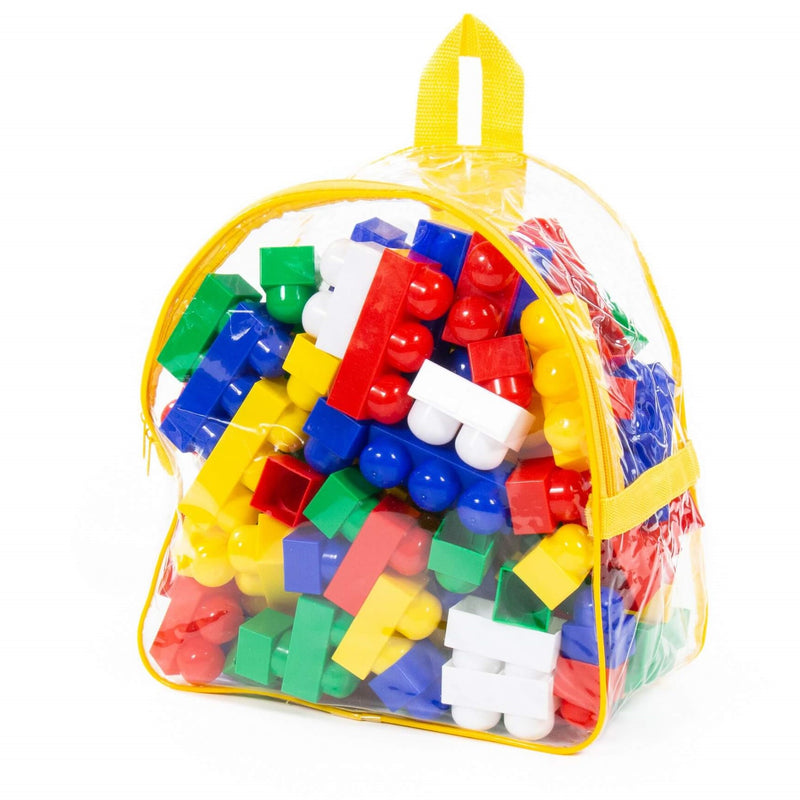 Polesie Jumbo Blocks 100 Piece in a Back Pack (7690122690715)