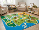 Dinosaur Non-Slip Carpet - 200 x 150cm
