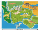 Dinosaur Non-Slip Carpet - 200 x 150cm