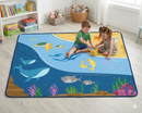 Ocean Life Non-Slip Carpet - 200 x 150cm