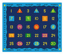 Kids Non-Slip Carpet - Shapes & Numbers 2400 x 2000 x 3mm (7688381104283)