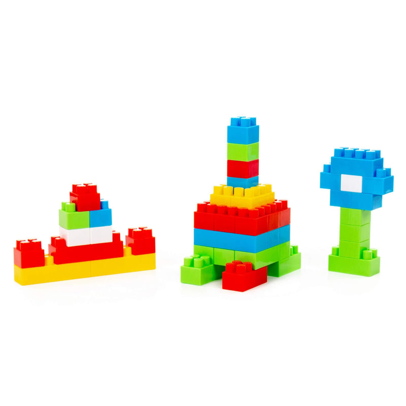 Polesie Building Blocks Set 45 Piece in Bucket (7691521130651)