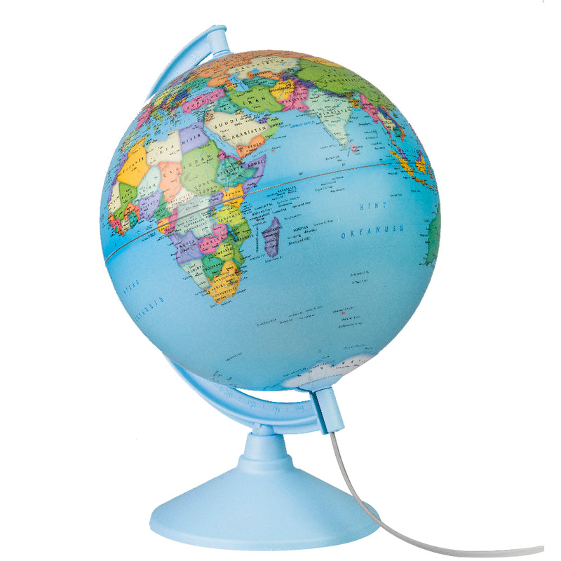 Gurbuz Illuminated Political Globe - 20cm (7808359071899)
