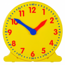 Large Clock  Learn To Tell Time - 30cm Diameter
