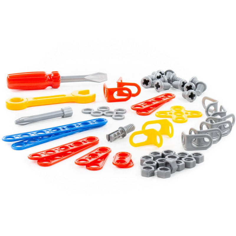 Polesie Construction Set Young Engineer 57 Piece (7712338346139)