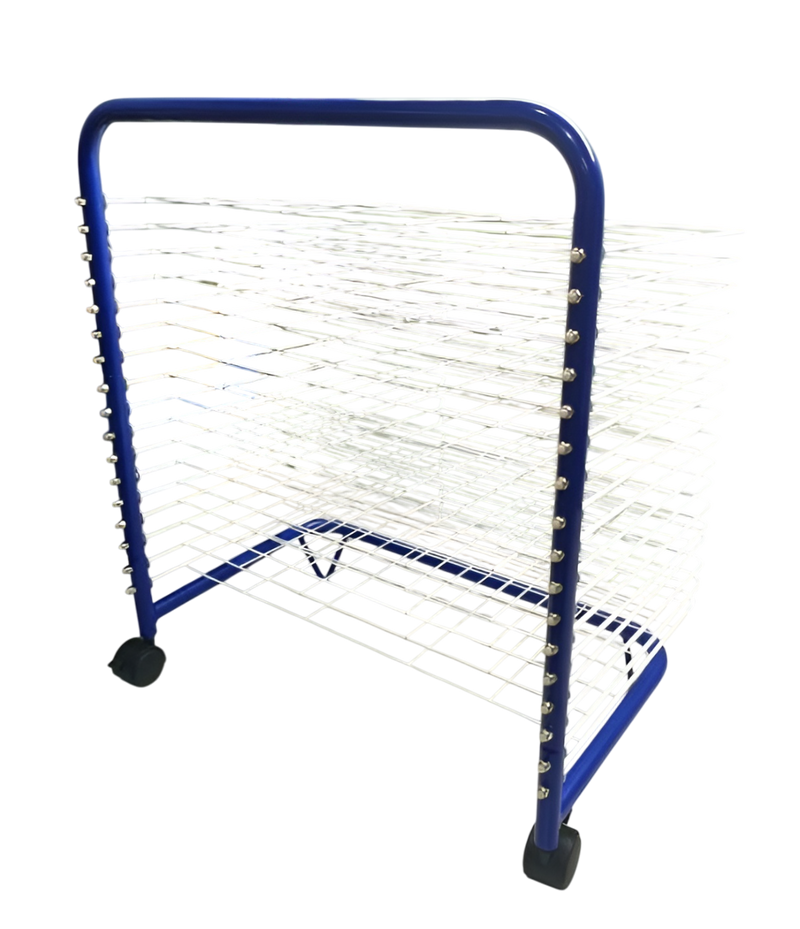 Large Paint Art Drying Rack on Wheels - 17 Racks (A2 Paper Size)
