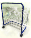 Large Paint Art Drying Rack on Wheels - 17 Racks (A2 Paper Size)
